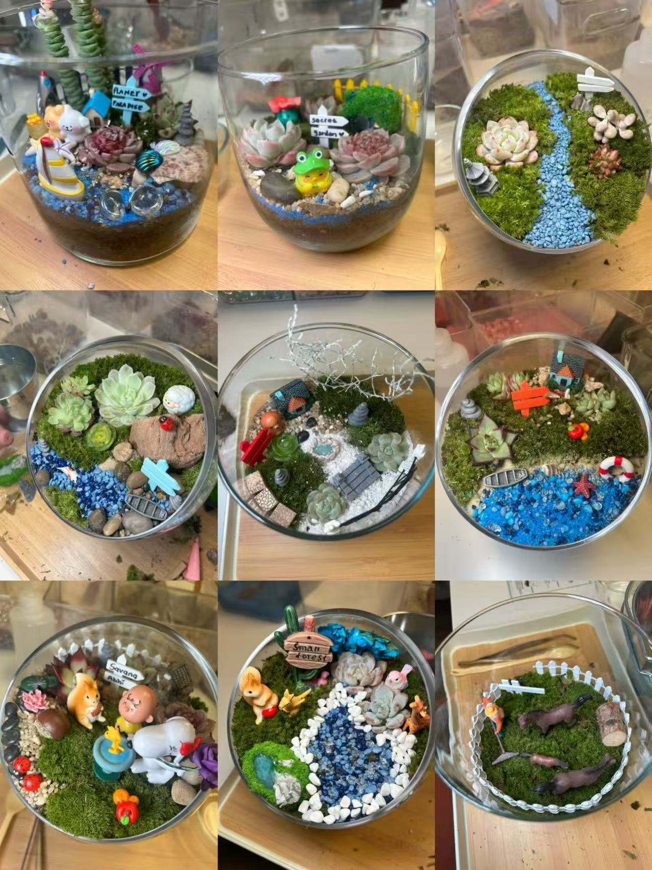 Micro landscape birthday party or team booking