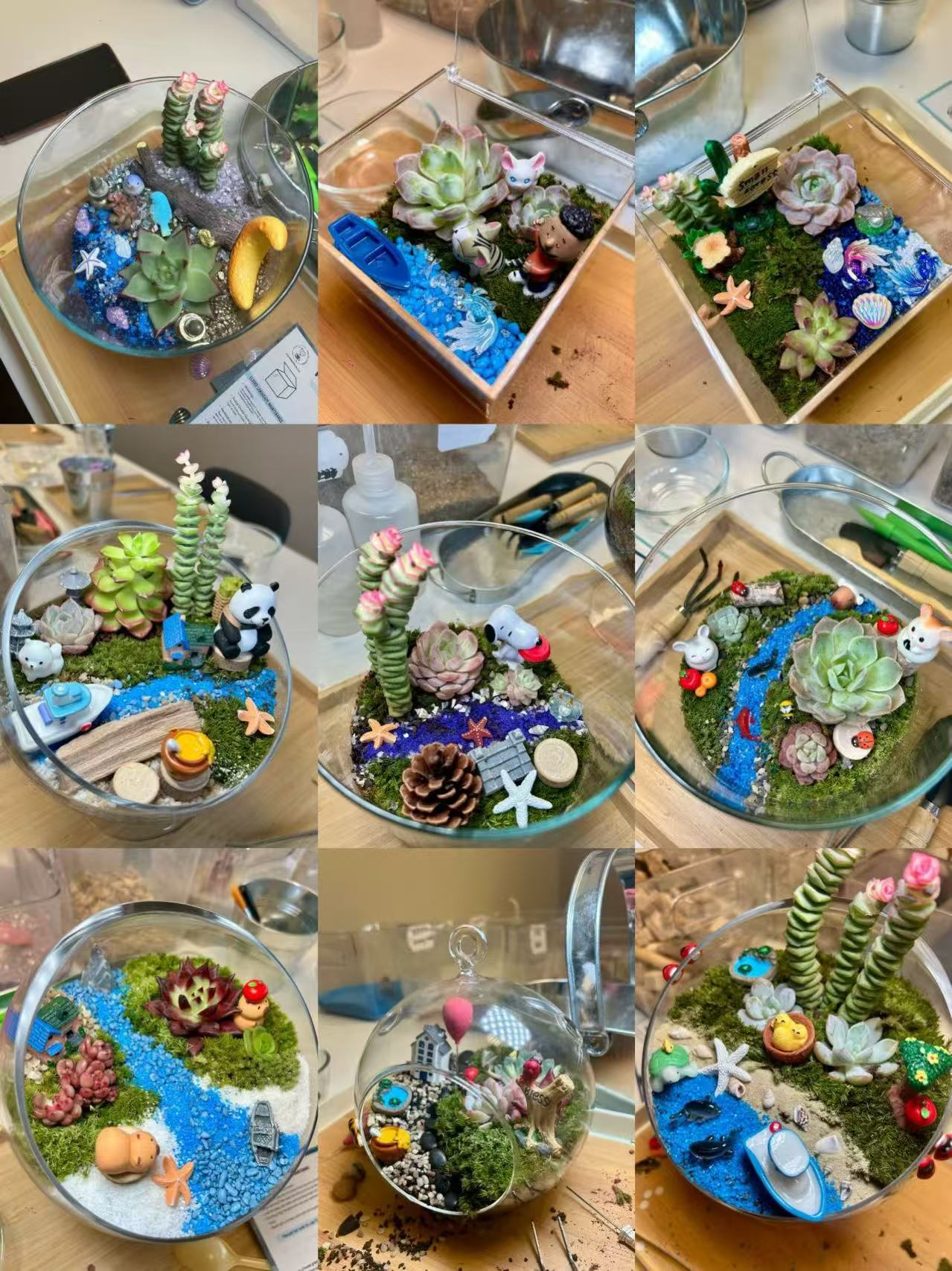 Micro landscape birthday party or team booking