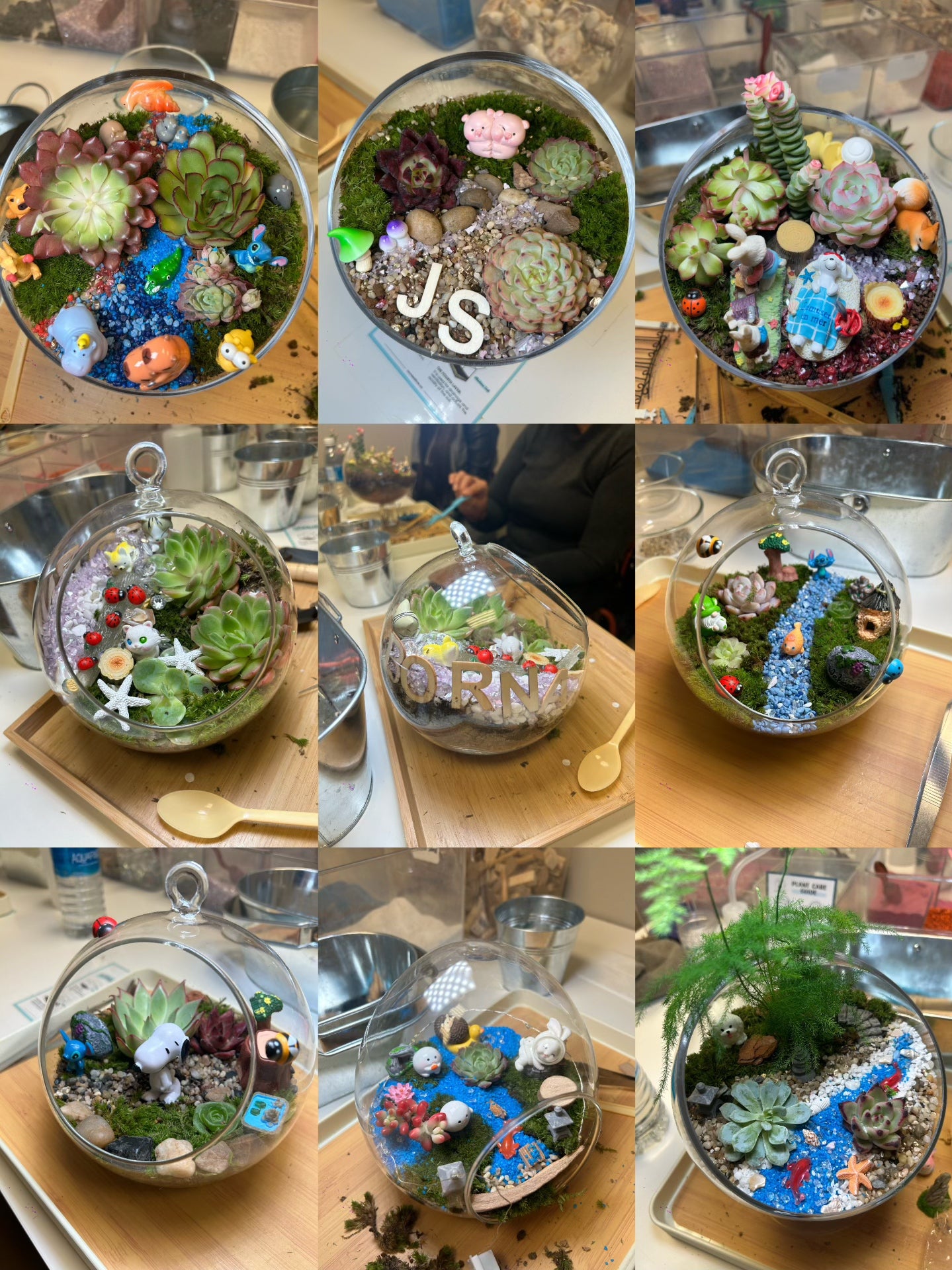 Micro landscape birthday party or team booking