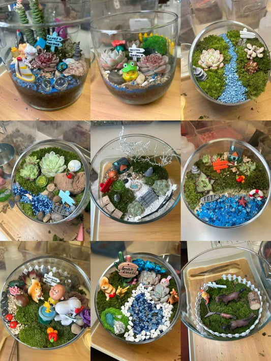 Micro landscape birthday party or team booking